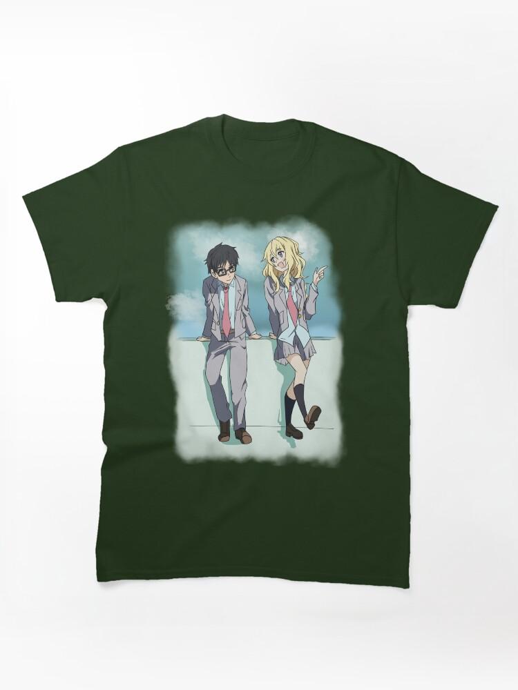 Your Lie in April Your Lie In April Kaori and Kosei with Background Classic Unisex T-Shirt