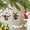 Christmas Swing Ornament User friendly Resin Hanging Decoration For Tree Wall Window Holiday Festival Decors Gift