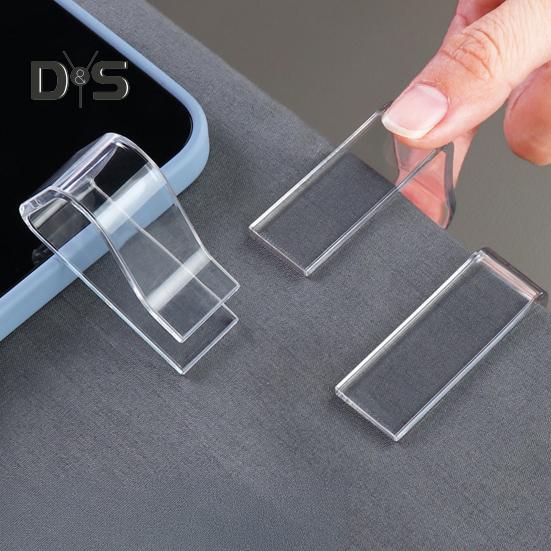 12Pcs Invisible Clear Tablecloth Clip Non-slip Heavy Duty Transparent Indoor Outdoor Wedding Party Picnic Camping Dining Table Cover Holder Fixing