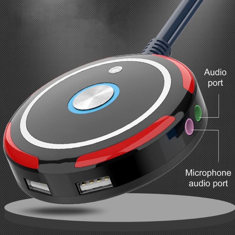 Выключатели питания для настольных ПК с двумя портами USB и аудиоразъемами для интернет-кафе и офисов