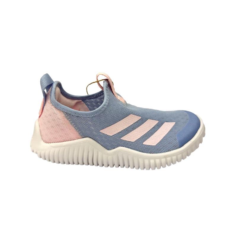 adidas Rapidazen Тканевые Удобные Простые Нескользящие Прочные Полувысокие Детские Кроссовки для Бега Детские Кроссовки для Бега Розовые Голубые ID3372