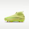 Детские кроссовки Mercurial Superfly 10 Academy MG Max Voltage Pack (GS) Лаймлайт/Гипер Малиновый/Вольт