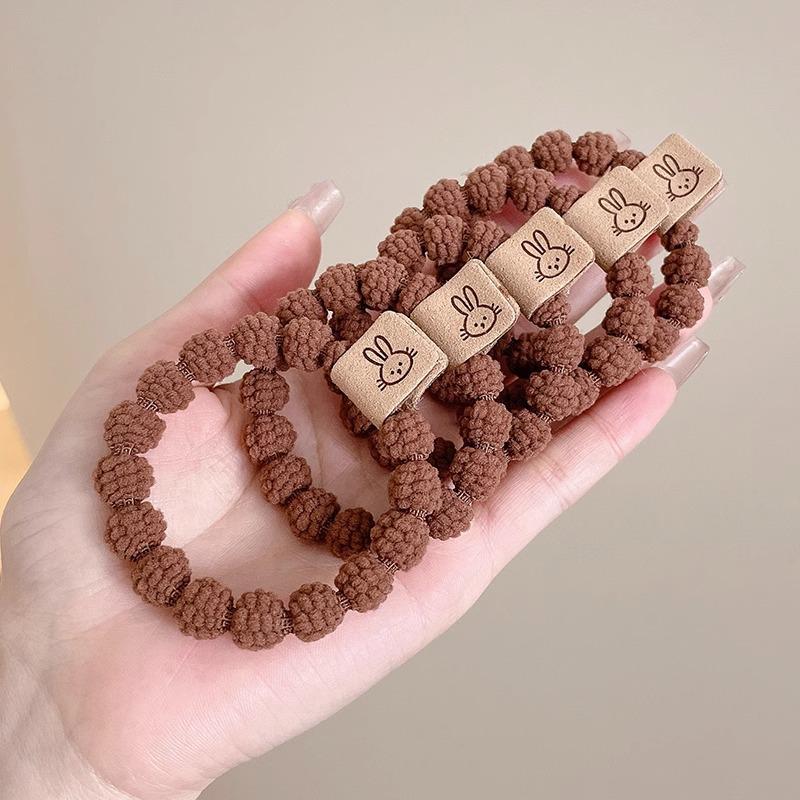 High Elasticity Hair Tie: Versatile Rubber Band Scrunchie for Women & Girls 2025