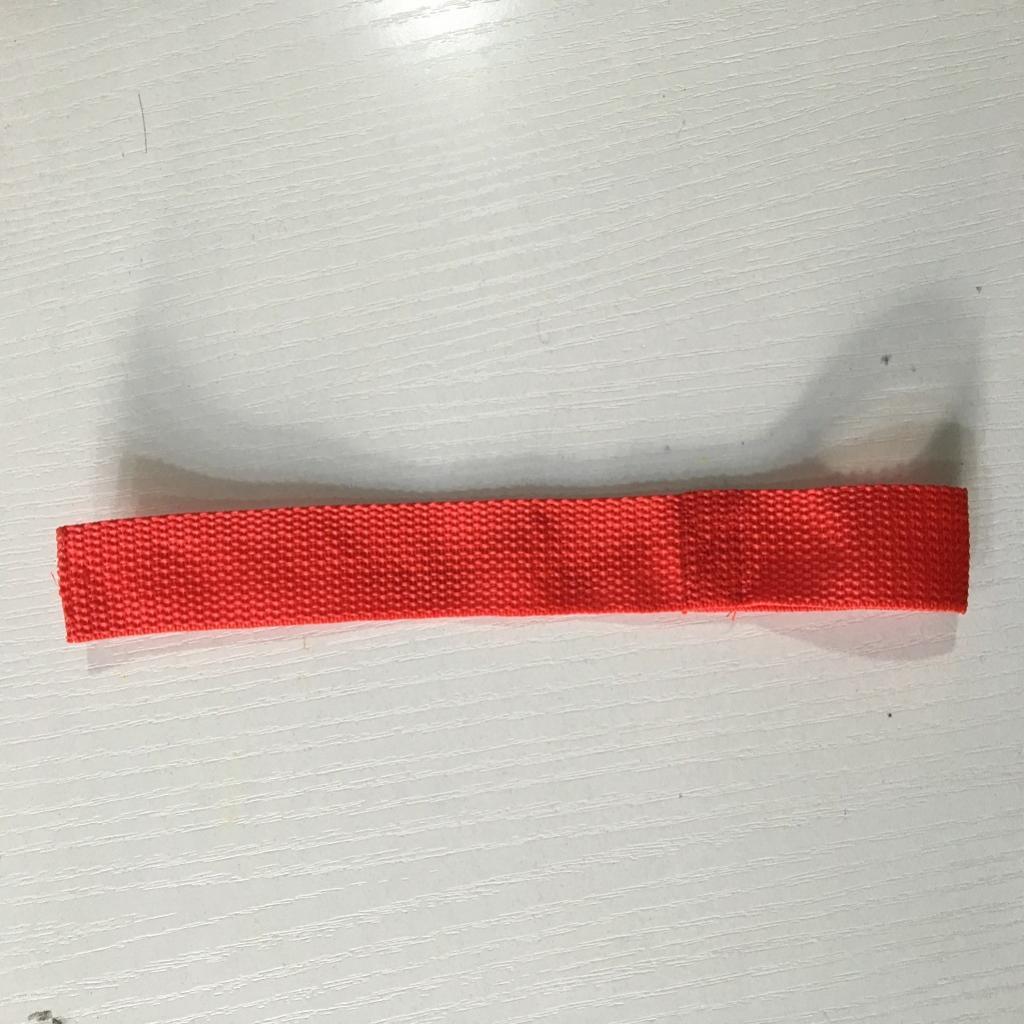 Polyester Red Winch Strap Universal ATV Parts 8cm/3.15 Inch