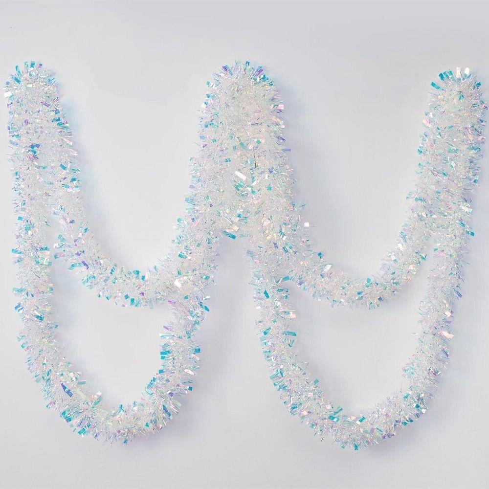 Colorful Strips Christmas Decorations Strip Tinsel Tassel Garland Ornaments for Staircase Decor