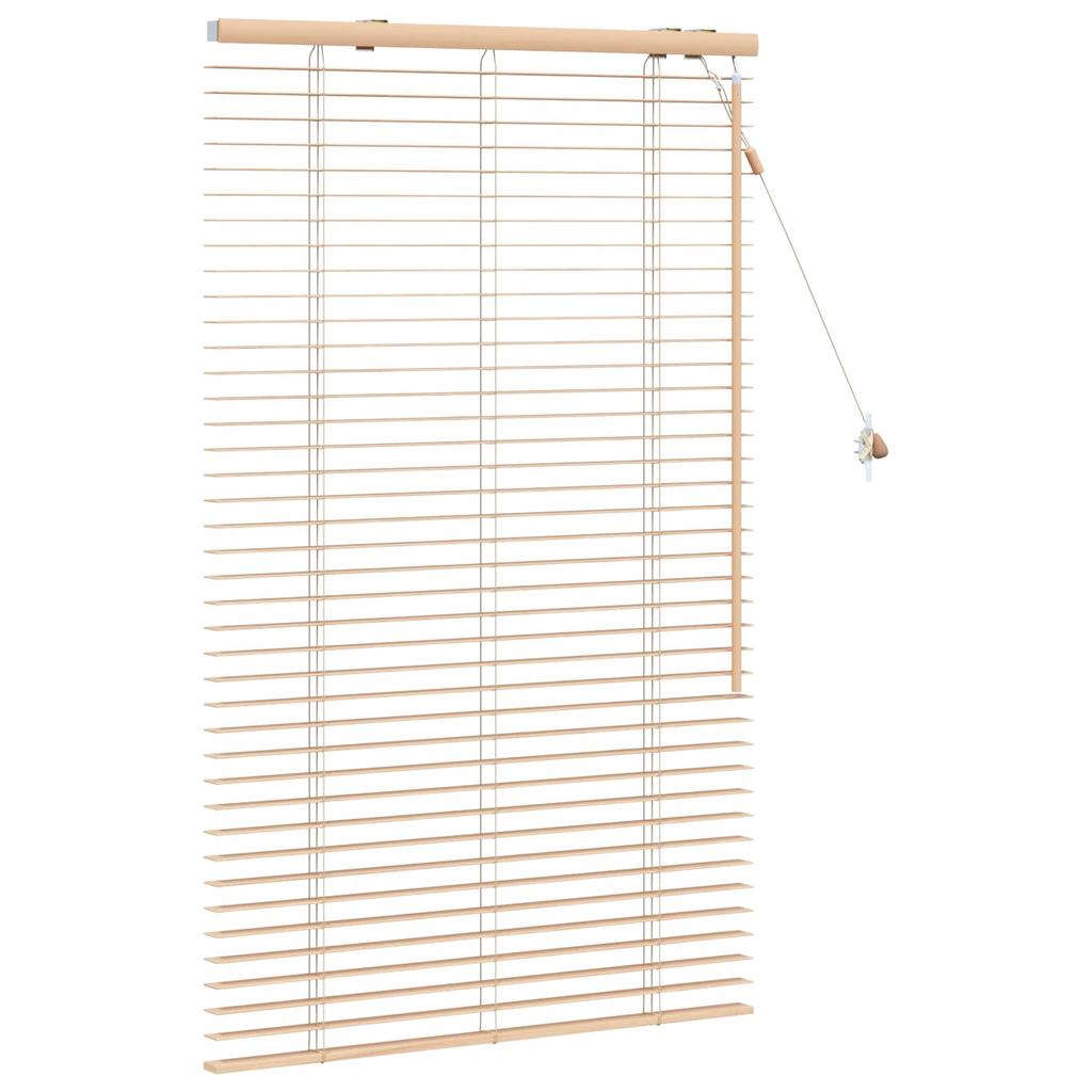 Venetian Blinds Oak Effect 70 x 130 cm 35 mm Solid Paulownia Wood