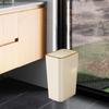 Bathroom Trash Can with Lid, Narrow And Slim Can, Stylish Design Garbage Container for Kids