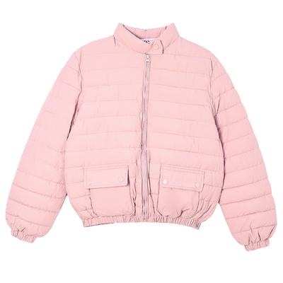 Новая куртка в корейском стиле, свободная, с коротким пуховым хлопковым наполнителем, со стойкой, для женщин, маленькая куртка-хлебушек для студенток