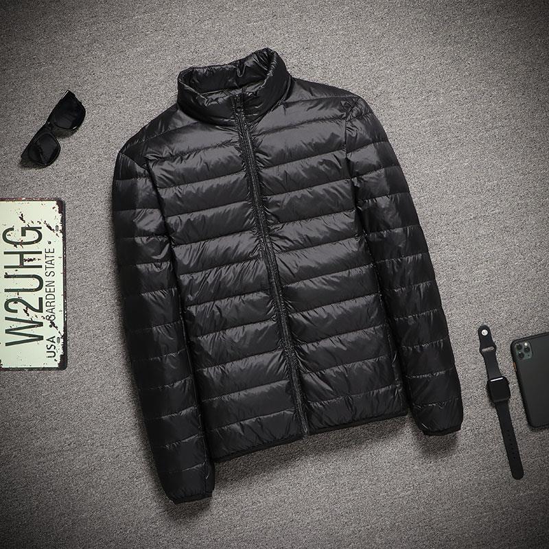 Мужская большая легкая куртка из хлопкового пуха: Ультратонкий, морозостойкий, распродажа на несезон, короткий фасон