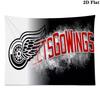 Detroit Red Wings Wall Tapestry Aesthetic Wall Hanging Printed Fabric Blanket Decorative Tapestries for Bedroom Living Room Home Decor
