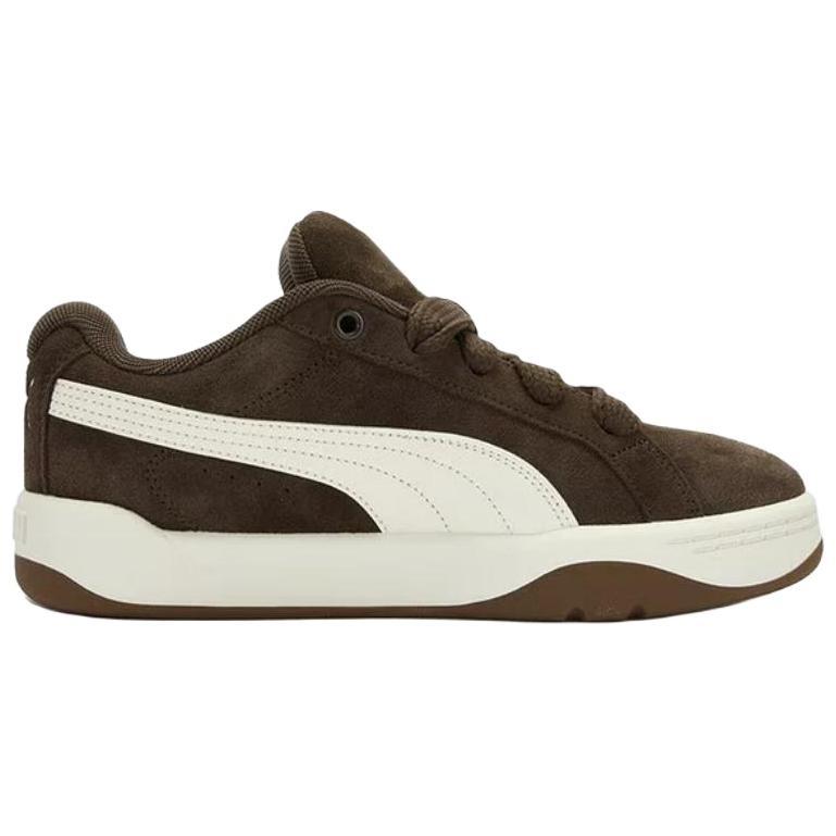 Puma Парк Лайфстайл Кожаные Низкие Скейтборд Ботинки Унисекс Коричневый Белый 406826-02