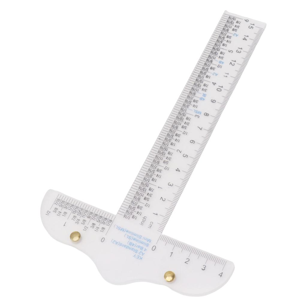 T Square Ruler Acrylic Transparent Accurate Widely Used T Ruler for Crafting Art Framing