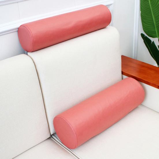 Подушка для шейного отдела позвоночника, подушка для поддержки шеи с чехлом на молнии, износостойкая дышащая эргономичная подушка-цилиндр