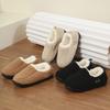 Cross-border New Warm Fluffy Shoes Thickened Home Cotton Shoes Non-slip Winter Bag and Thick-soled Casual Cashmere Cotton Slippers