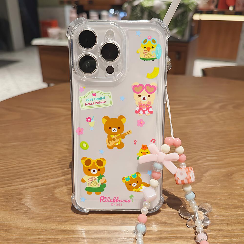 Чехол для телефона Rilakkuma для vivo V40 V30 V29 V27 V27E V25 V23 Y02 Y76 Y38 Y28 Y03 Y17s Y19S Y78 Y36 Y27 Y35 Lite Pro 4G 5G