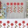 5pcs Christmas Tree Spiral Plastic Candy - Two-Color DIY Decor for Festive Holiday New Year Decorations&Home Festive Decor
