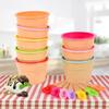 Ice Cream Bowl Set Double Layer Plastic Cup Creative Mixing Bowl Ice Cream Cone Shape DIY Ice Cream Tools Icecream Bowl Spoon