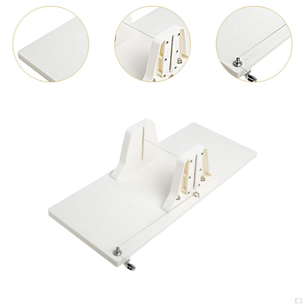 Adjustable Slab Soap Cutter Push DIY Making Professional Beginners with Size Scale,