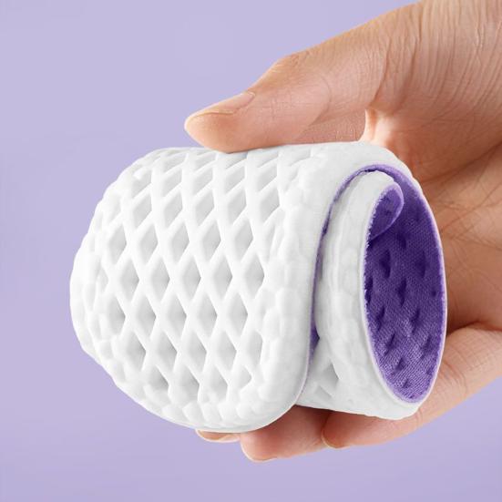 Summer Mesh Insoles Shock Absorption Breathable Shoe Inserts Flexible Cool Running Shoe Insoles for Men Women Sports Travel Work