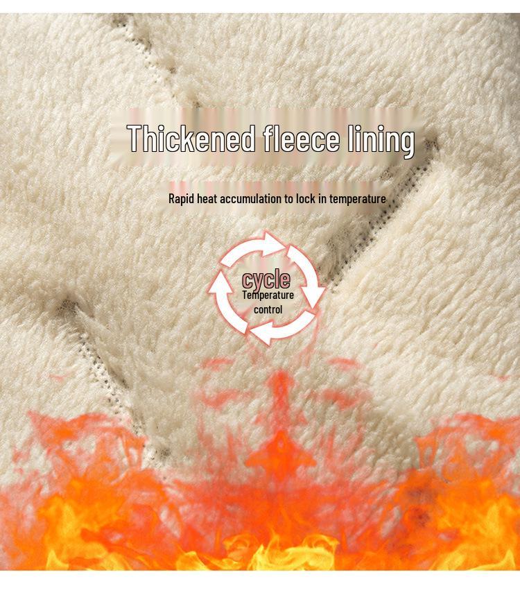 Men's Lambswool Casual Fleece Vest - Thick, Cold-Resistant Sleeveless Jacket for Autumn-Winter (Middle-Aged & Elderly)