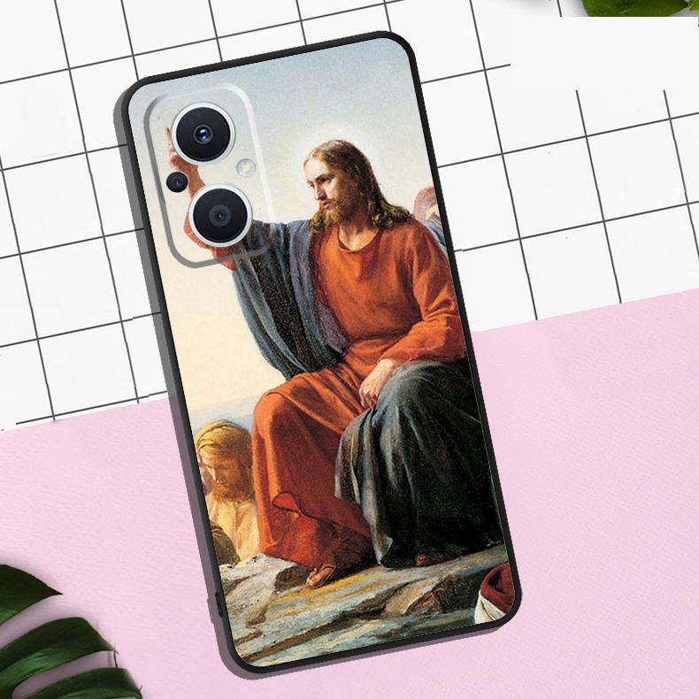 Divine Mercy Jesus Case For OPPO Reno 13F 12F 11F 8T 7 8 10 11 12 13 Pro OPPO Find X8 X6 Pro X3 X5 Lite Cover