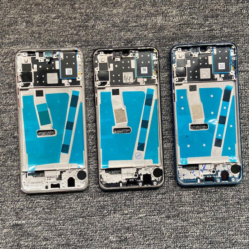 For Huawei P30 Lite Front Bezel Housing Middle Frame Rear Plate Chassis+Power Volume Button 24MP 48MP MAR-LX1 LX2 AL01
