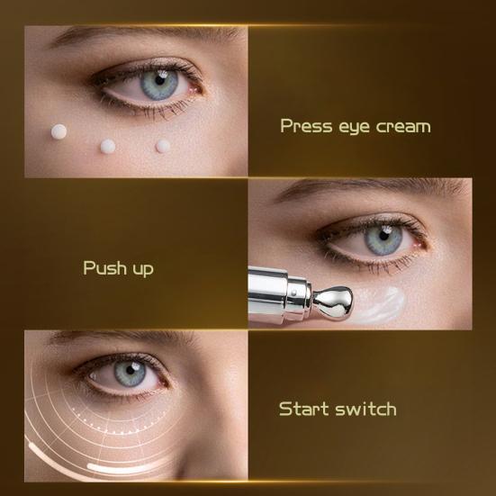 Крем для век Устранение морщин Массажный Укрепляющий Питательный Крем для век Быстро впитывающийся Мини Массажер для глаз