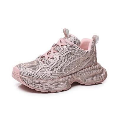 Модные женские кроссовки AIYUQI из овчины 2025 Новые стразы Rashion Женские балетки Повседневная обувь Большого размера Кроссовки для женщин