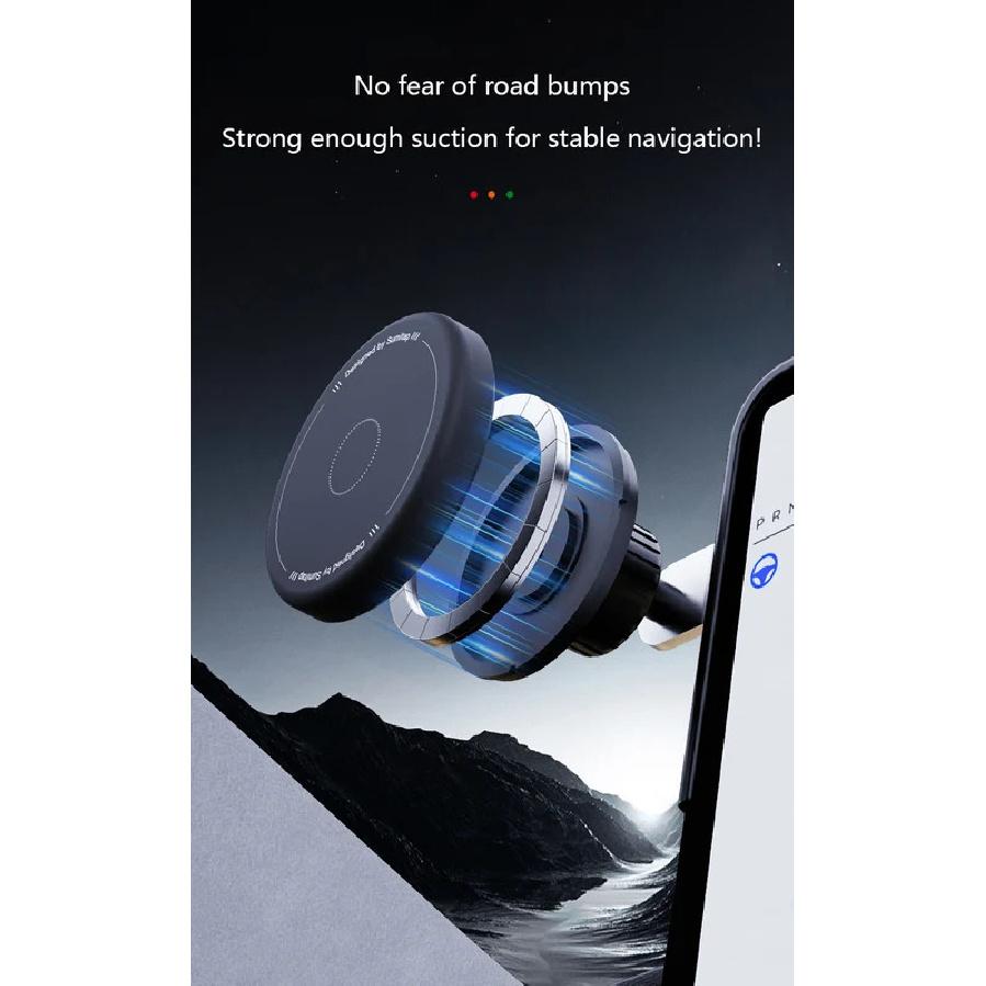 For Tesla Model Y Juniper Screen Phone Holder Metal Bracket 360° Adjustable Stand Model 3 Highland Magnetic Car Phone Cup Holder