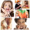 10 Sheets Halloween Temporary Tattoos Set For Kid Adult Easy Application And Removal Arm Hands Body Tatouages Pour Kids Toy Gift