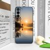 Чехол для телефона с рисунком «Удочка на закате» для Honor Huawei 200 Lite 100 400 PRO 80 90 X9 Magic 7 6 Lite 5 Pro Мягкий чехол