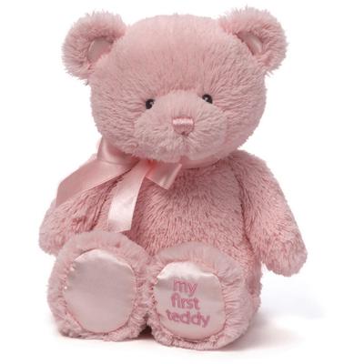 GUND Мой первый плюшевый мишка розовый S 6048599