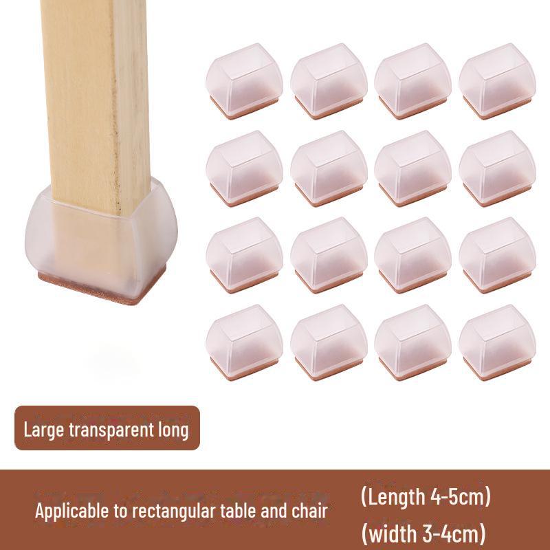 Бесшумные силиконовые противоскользящие защитные накладки на ножки столов и стульев