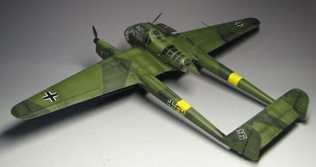 Great Wall Hobby Scale World War II German Reconnaissance Aircraft Plastic Model Kit Molded In Color 1/48 Focke-Wulf Fw189A-2 L4803,