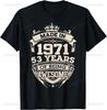 55th Birthday Tee 55 Years Old Vintage Legends Born in 1971 TShirt Print Cotton Design Gifts T Shirts Streetwear Camisas