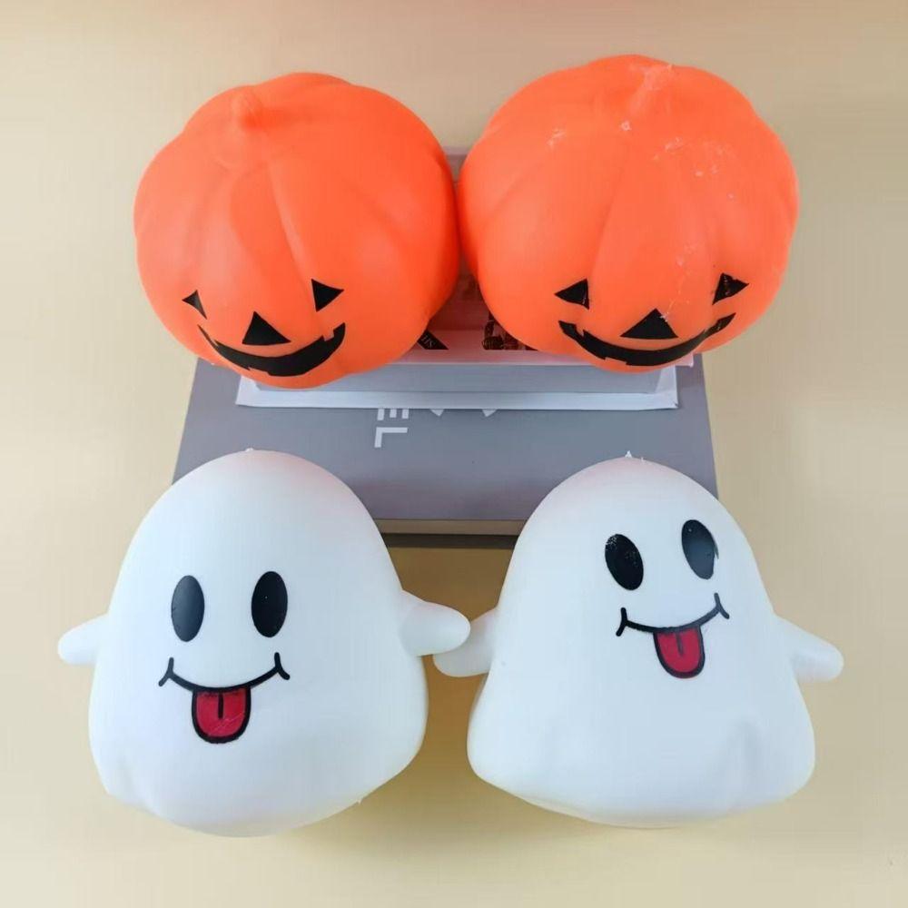 Relax Gift Halloween Pumpkin Squishy Toy Release Hand Slow Rebound Fidget Toy  Kids Toy