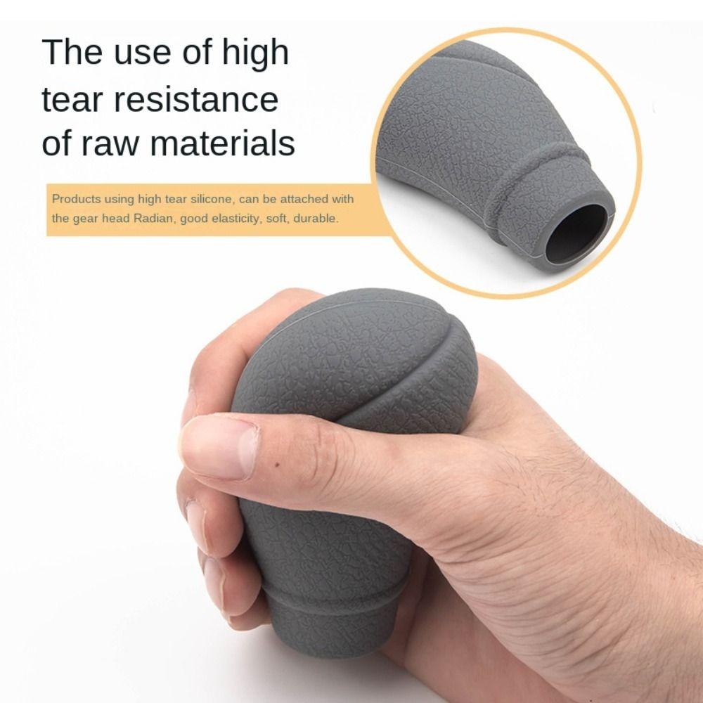 Силиконовый чехол на ручку переключения передач автомобиля AT Универсальный чехол на рычаг переключения передач Автоаксессуары