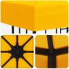 Garden Gazebo 3 x 3 m Yellow Polyester and Steel 190 gsm