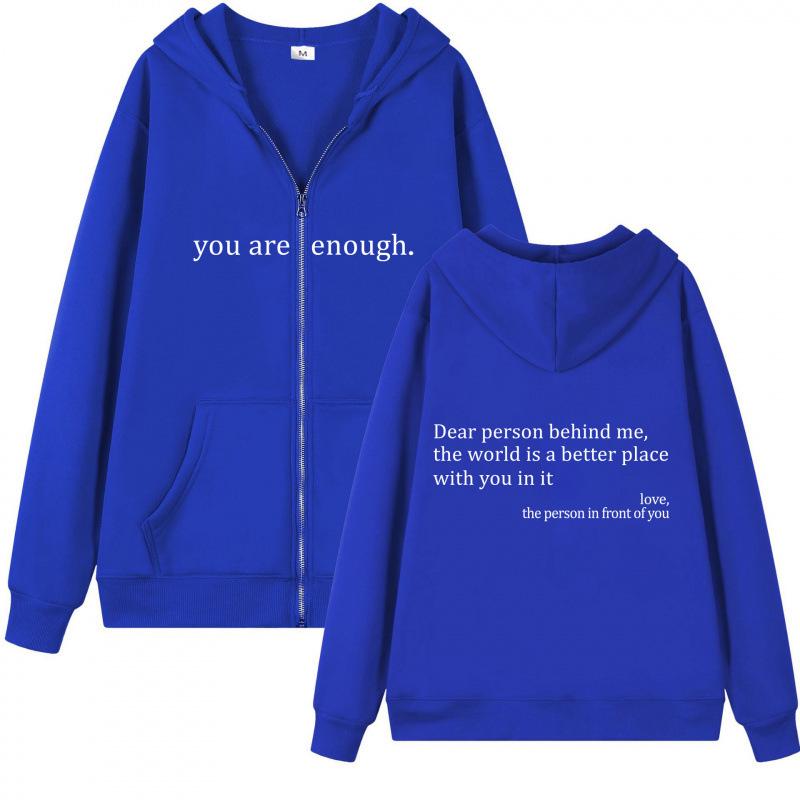 2025 Women's Oversized Hoodie Jacket for Teens - Casual Zipper Sweatshirt with Drawstring for Autumn