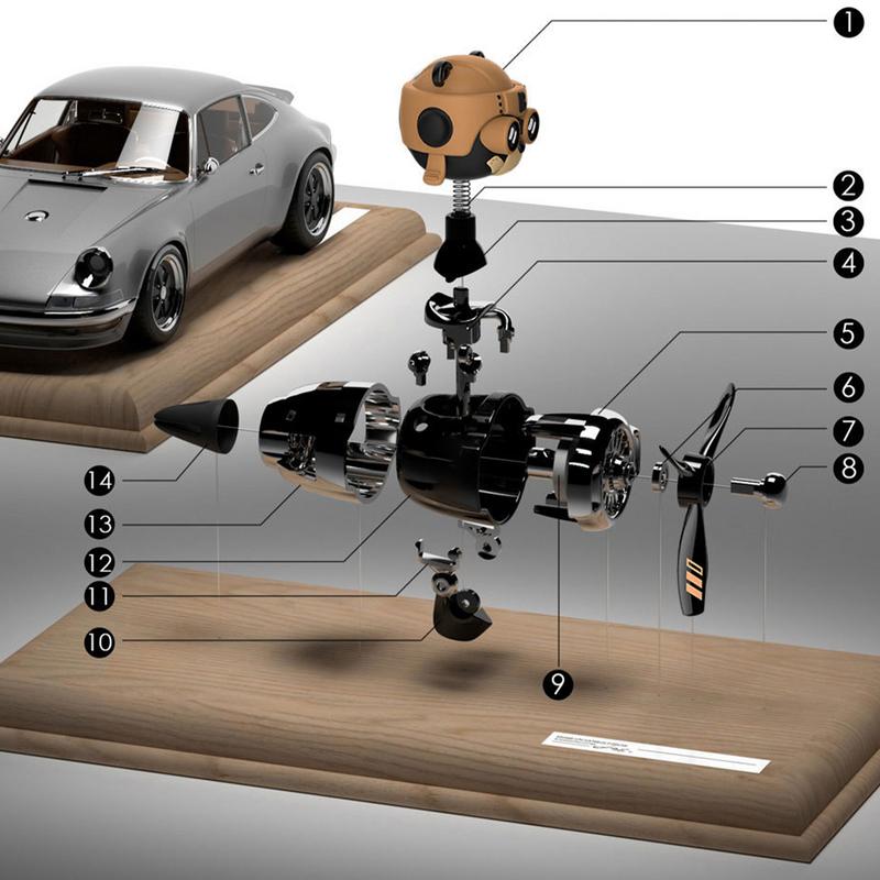 Милый медведь Пилот Автомобильный освежитель воздуха Диффузор для ароматерапии в самолете Вентиляционный зажим Духи для украшения салона Аксессуары для автомобиля