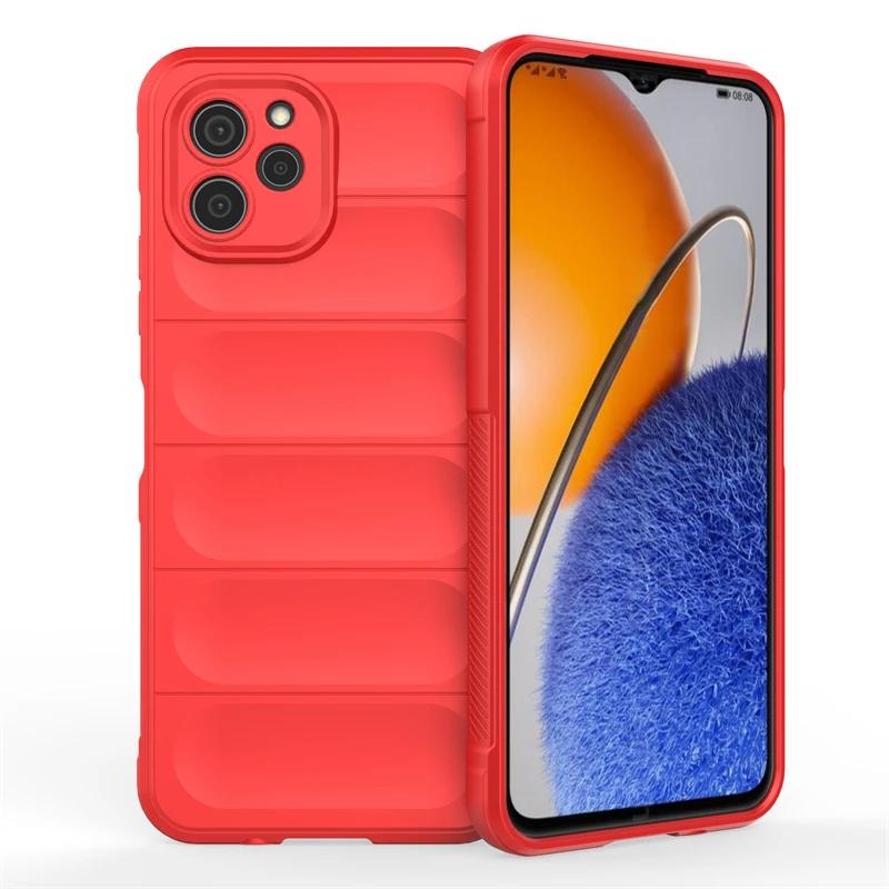 Чехол для Huawei Nova Y61 Y90 Y70 Plus 4g задняя крышка чехол противоударный бронированный телефон чехлы жидкий силикон анти-падение Funda Coque