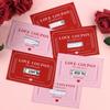 10Pcs/20Pcs Scratch-Off Love Coupons Couple Scratch Off Cards Valentine's Day Wedding Anniversary Creative Gifts
