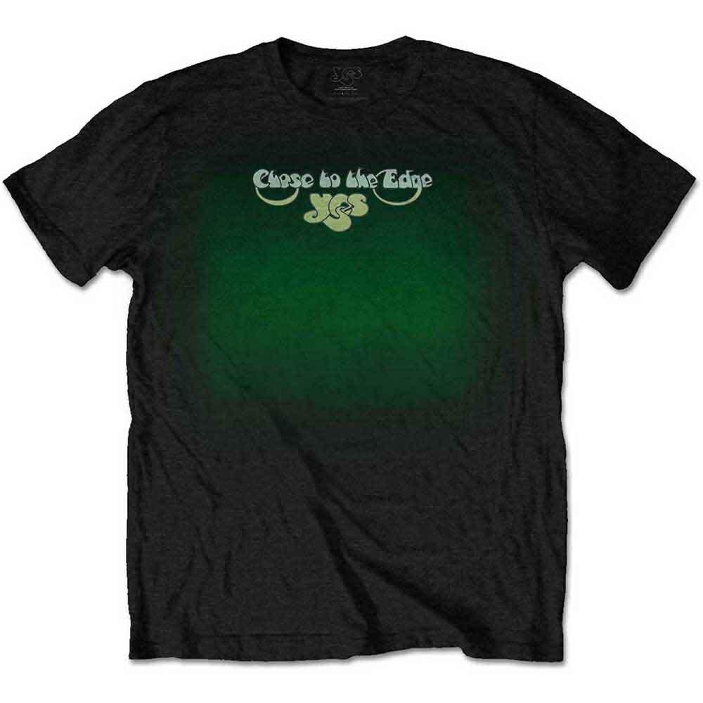 Yes Close to the Edge T-Shirt Black New