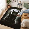Bat Cat Living Room Nonslip Area Rug Soft Carpet For Bedroom Game Playroom Sofa Office Home Decor Doormat Christmas Gift C9302085