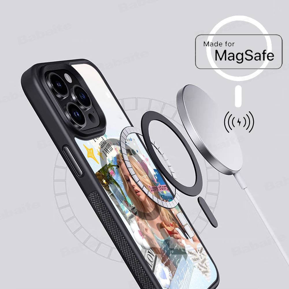 A-Avril Ramona Lavigne Phone Case Magnetic Case For IPhone 16 14 13 12 11 15 Pro Max Plus For Magsafe Wireless Charge Cover