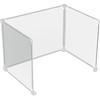 Lurrose Desk Dividers for Students: Transparent Shelf Dividers - Privacy Folders for Students - Desk Privacy Panel - Teacher Supplies for Classroom