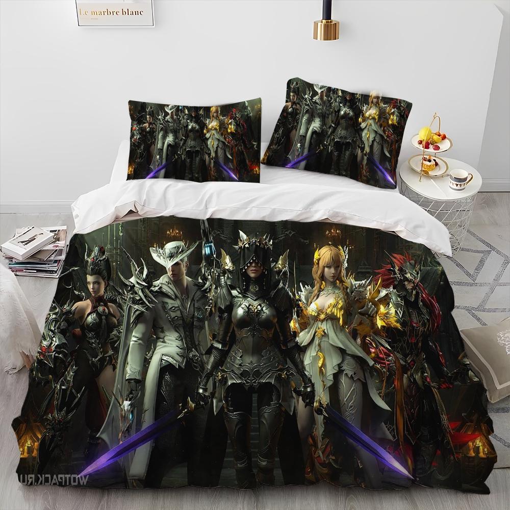 3D Lost ARK Gamer Cartoon Comforter Постельное белье, пододеяльник, наволочка, комплект постельного белья размера «king-size» для детей