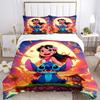 Lilo Stitch Adventure Print 3Pcs Bedding Setduvet Cover With 2 Bedropillowcase Home Birthday Gift