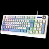 Y-FRUITFUL K93 93-клавишная проводная мембранная клавиатура с RGB-подсветкой