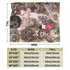 Funny Monkey Cartoon Gift Blanket For Men Women Super Soft Warm  Throw Blankets for Sofa 50x60 Inches Multi-size